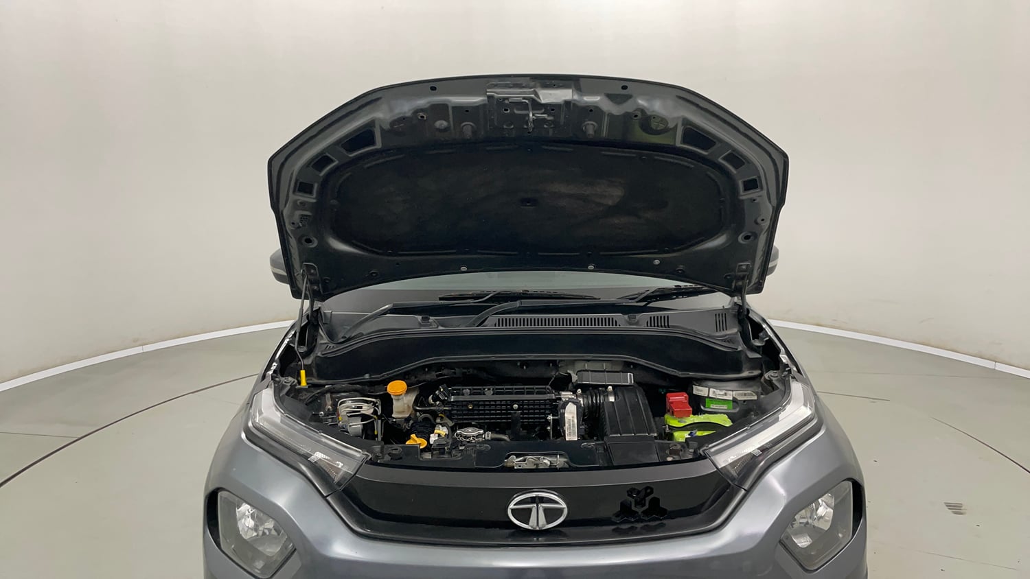 Used 2023 Tata Punch Adventure Rhythm Pack MT Petrol Manual engine ENGINE & BONNET OPEN FRONT VIEW
