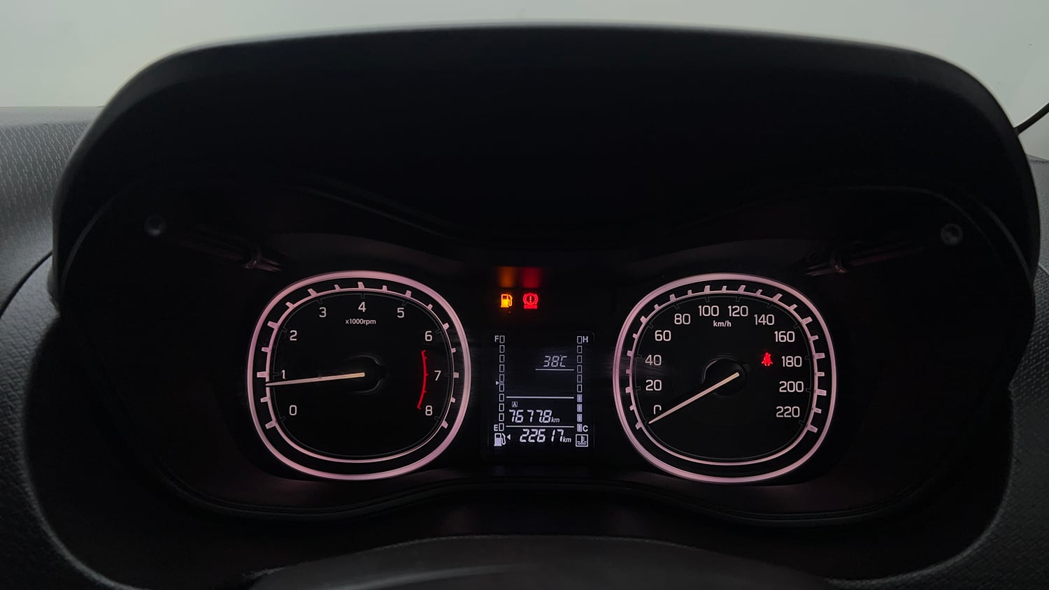 Used 2021 Toyota Urban Cruiser High Grade MT Petrol Manual interior CLUSTERMETER VIEW