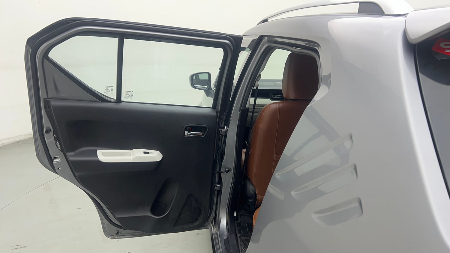 Used 2025 Maruti Suzuki Ignis Delta 1.2 AMT Petrol Automatic interior LEFT REAR DOOR OPEN VIEW