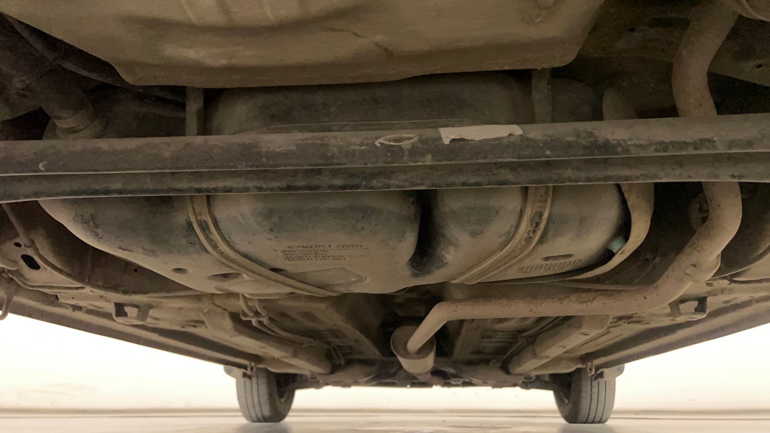 Used 2014 Maruti Suzuki Celerio VXi AMT Petrol Automatic extra REAR UNDERBODY VIEW (TAKEN FROM REAR)