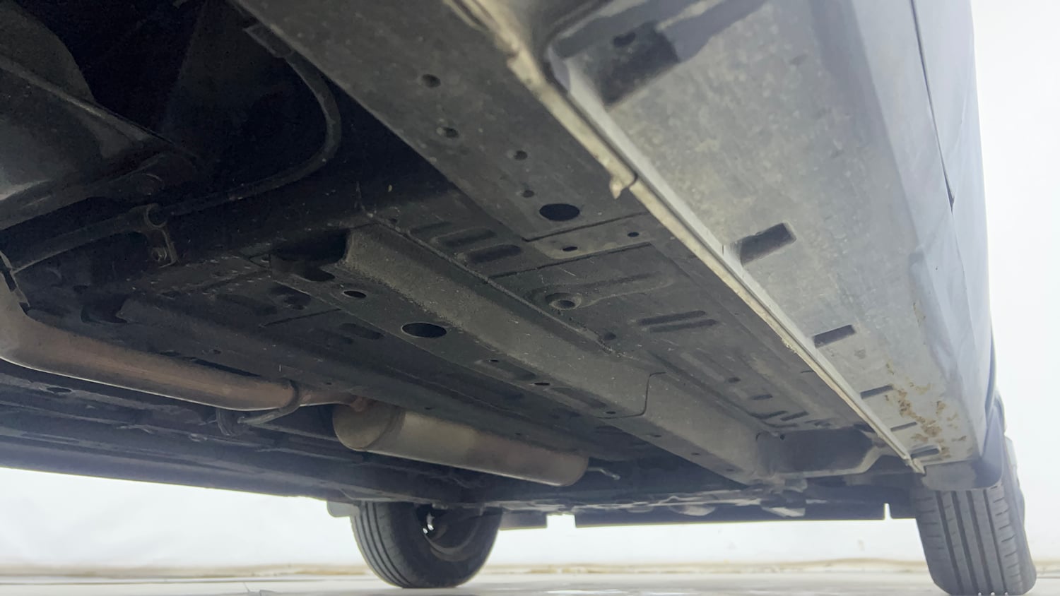 Used 2024 Tata Punch Adventure Rhythm Pack MT Petrol Manual extra REAR RIGHT UNDERBODY VIEW