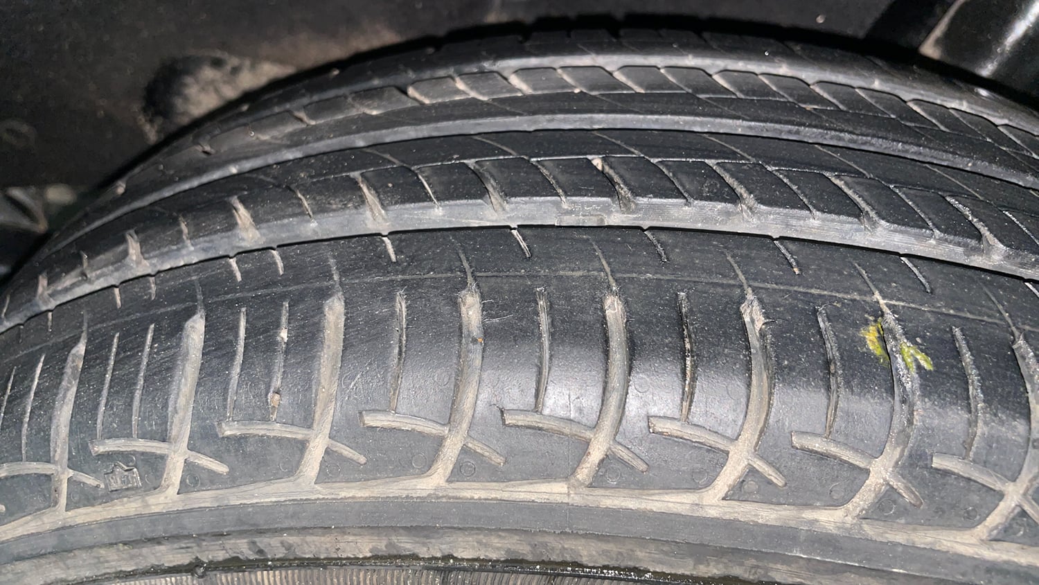 Used 2018 Maruti Suzuki Baleno Delta 1.2 Petrol Manual tyres LEFT REAR TYRE TREAD VIEW