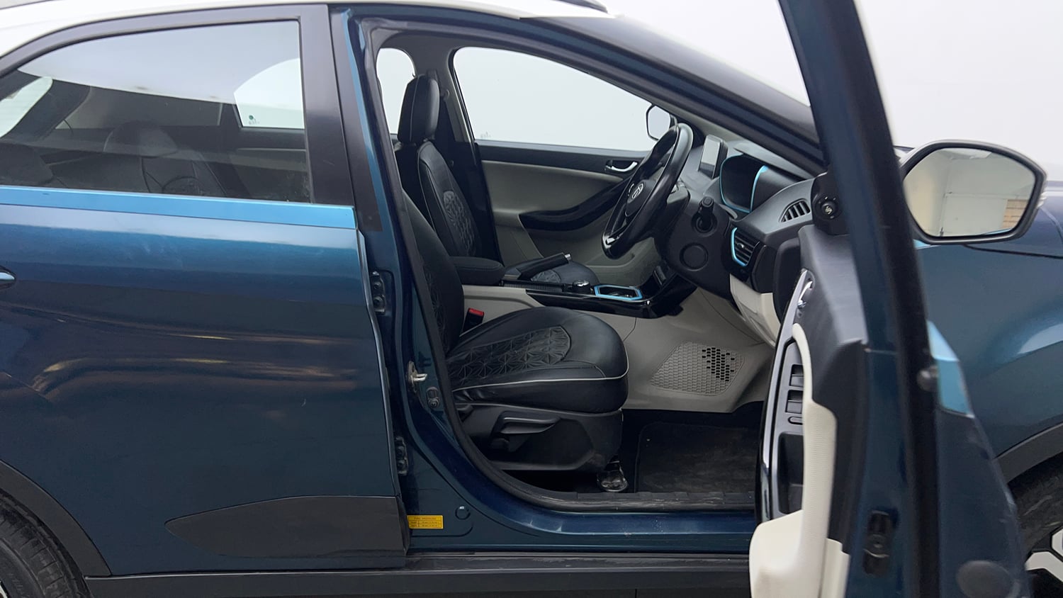 Used 2021 Tata Nexon EV XZ Plus Electric Automatic interior RIGHT SIDE FRONT DOOR CABIN VIEW
