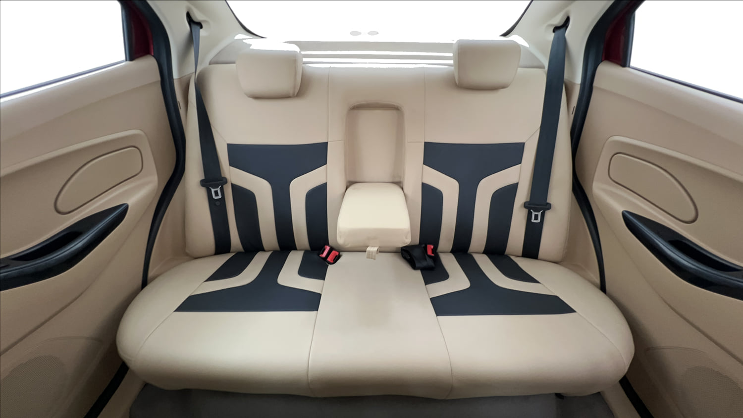 Used 2017 Ford Figo Aspire Trend 1.2 Ti-VCT Petrol Manual interior REAR SEAT CONDITION VIEW