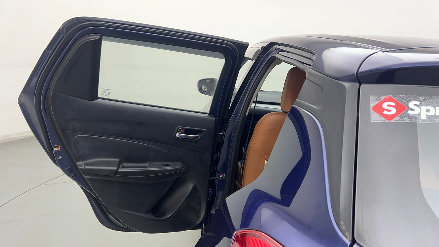Used 2023 Maruti Suzuki Swift VXi Petrol Manual interior LEFT REAR DOOR OPEN VIEW