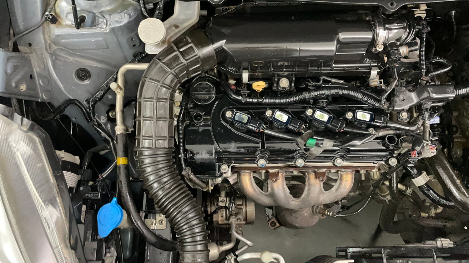 Used 2018 Maruti Suzuki Baleno Alpha 1.2 AT Petrol Automatic engine ENGINE RIGHT SIDE VIEW