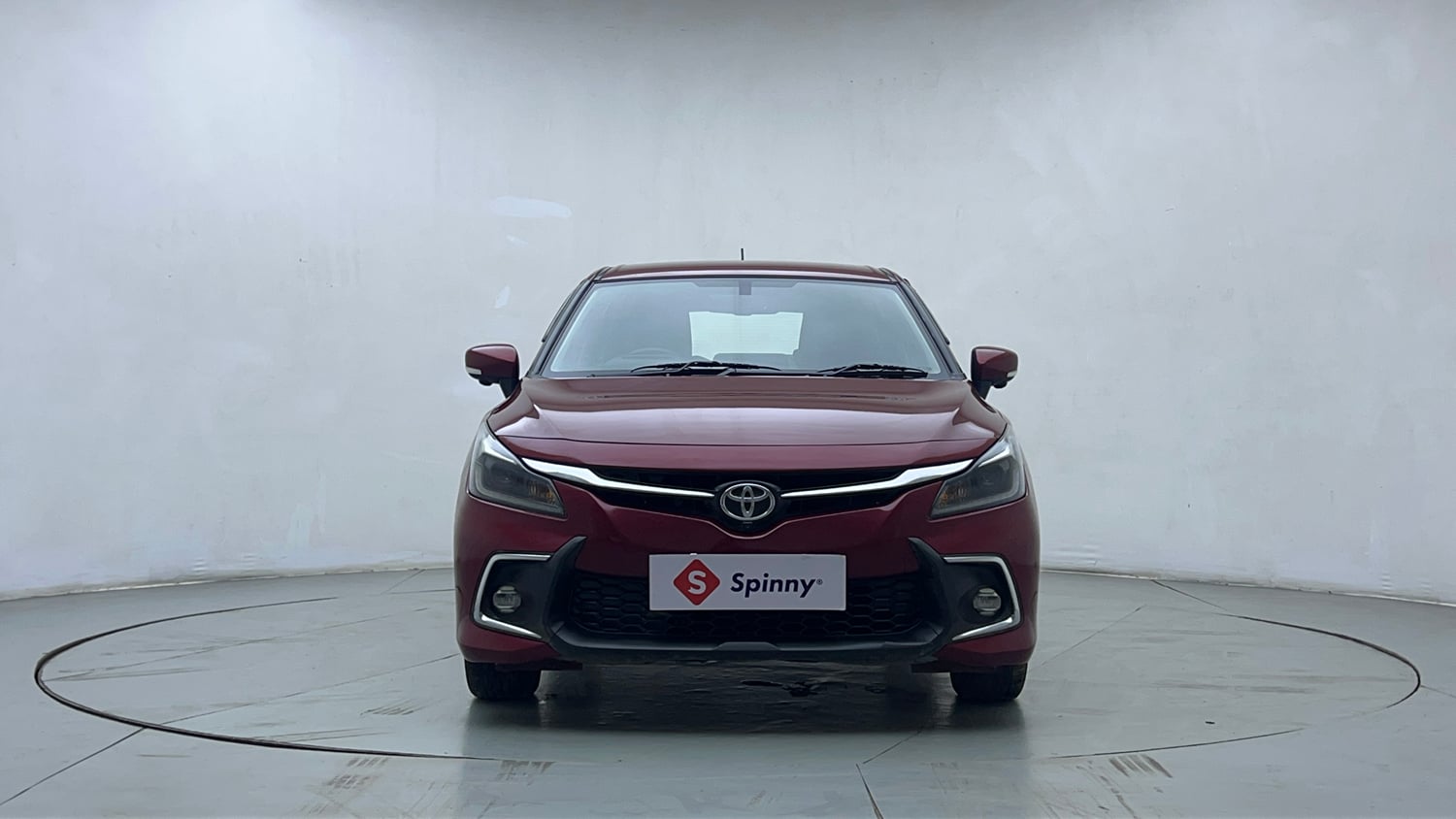 Used 2022 Toyota Glanza V Petrol Manual exterior FRONT VIEW