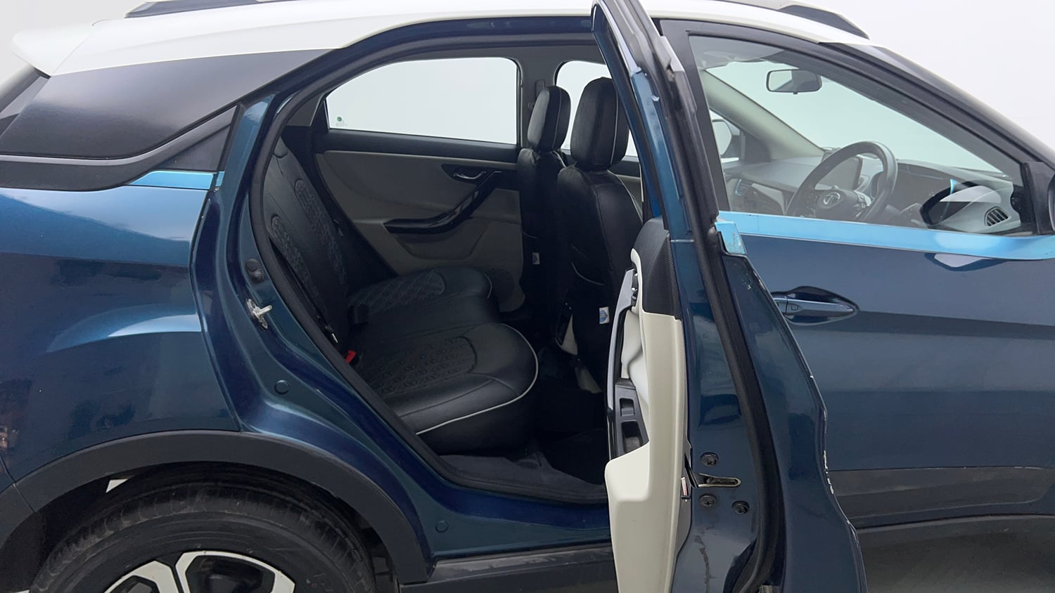 Used 2021 Tata Nexon EV XZ Plus Electric Automatic interior RIGHT SIDE REAR DOOR CABIN VIEW