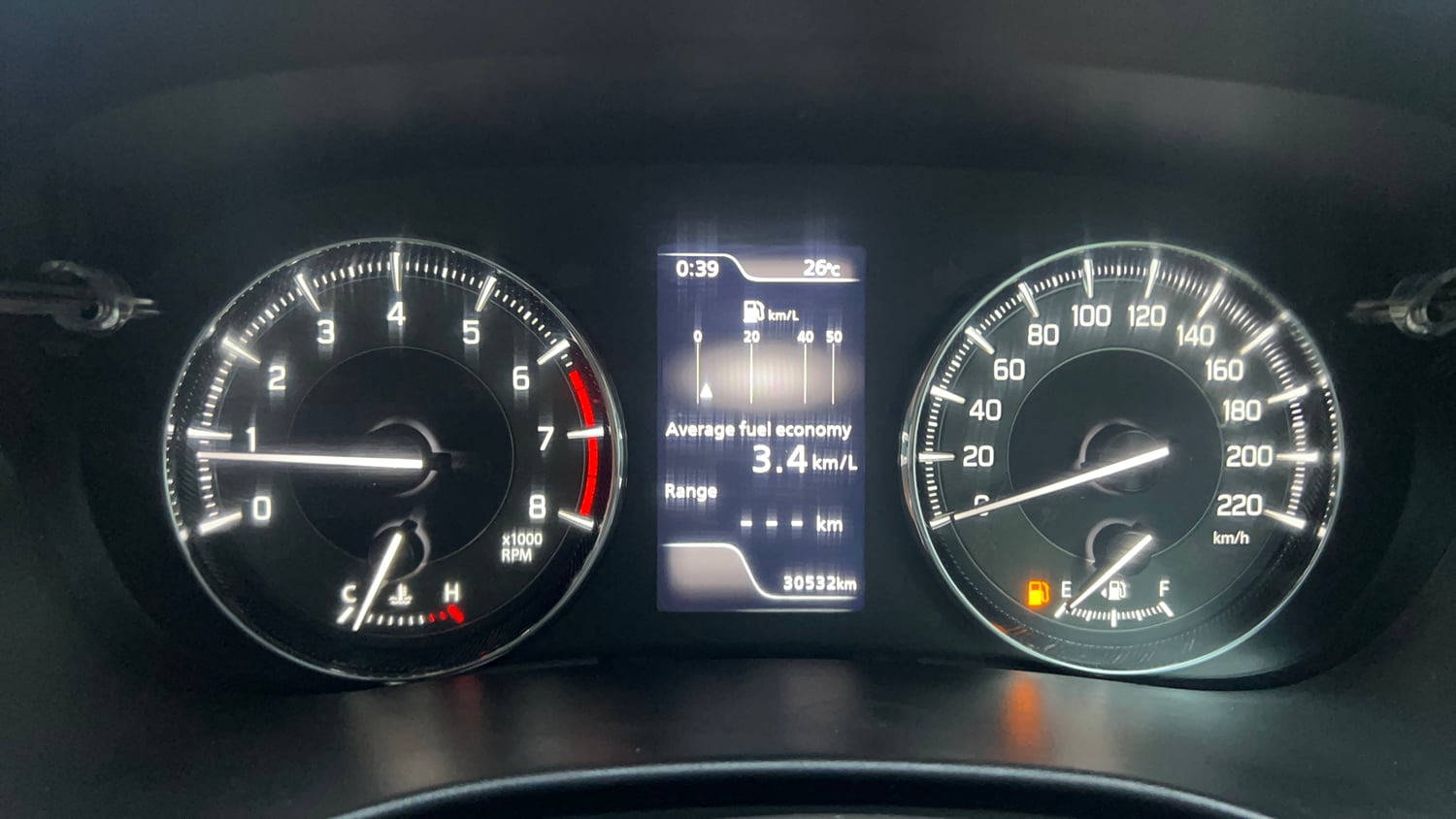 Used 2022 Toyota Glanza V Petrol Manual interior CLUSTERMETER VIEW