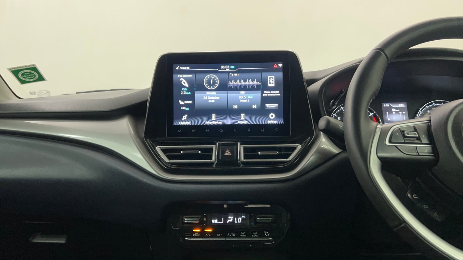 Used 2022 Maruti Suzuki Baleno Alpha AGS Petrol Automatic interior MUSIC SYSTEM & AC CONTROL VIEW