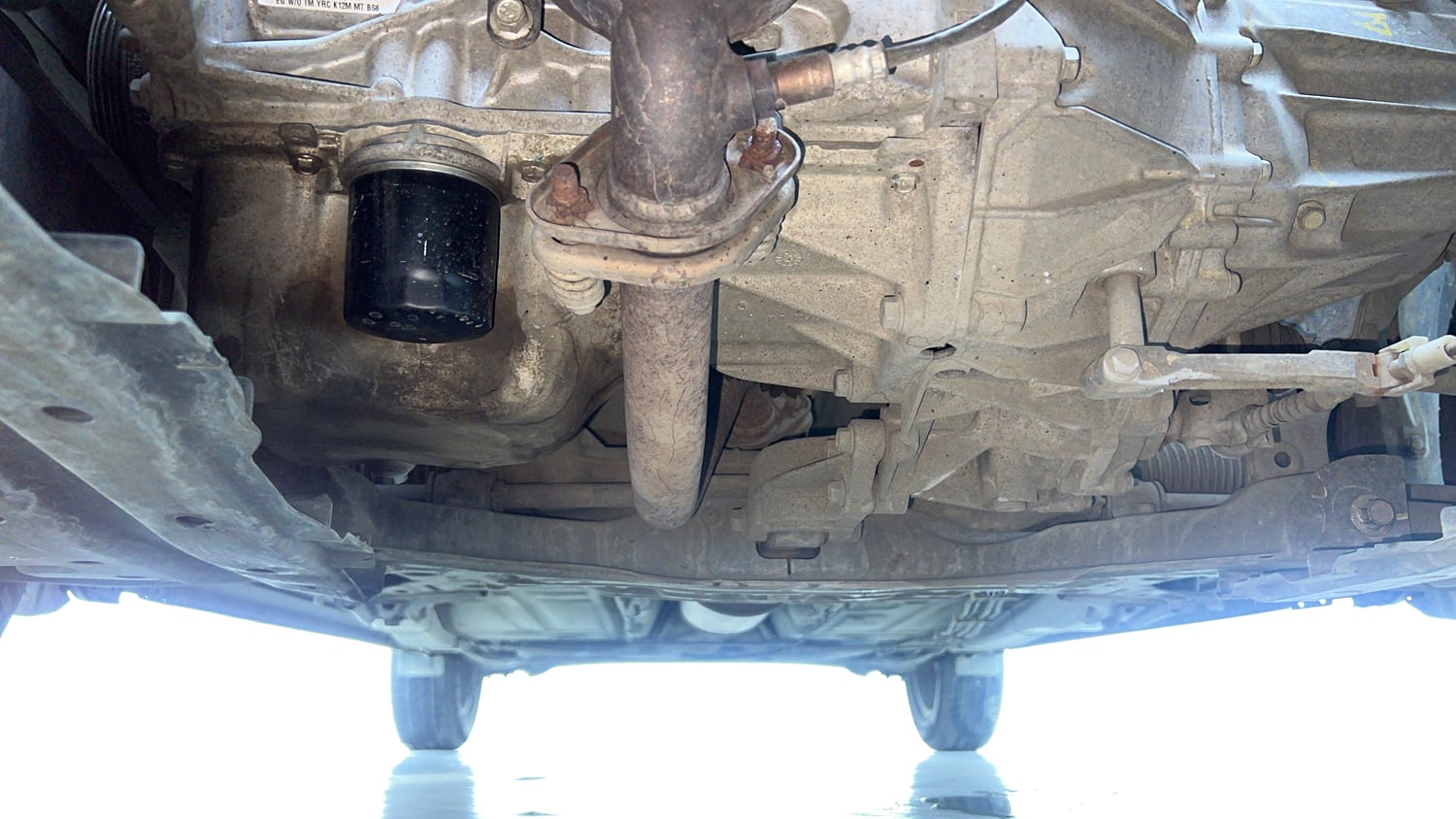 Used 2021 Maruti Suzuki Baleno Sigma Petrol Manual extra FRONT LEFT UNDERBODY VIEW