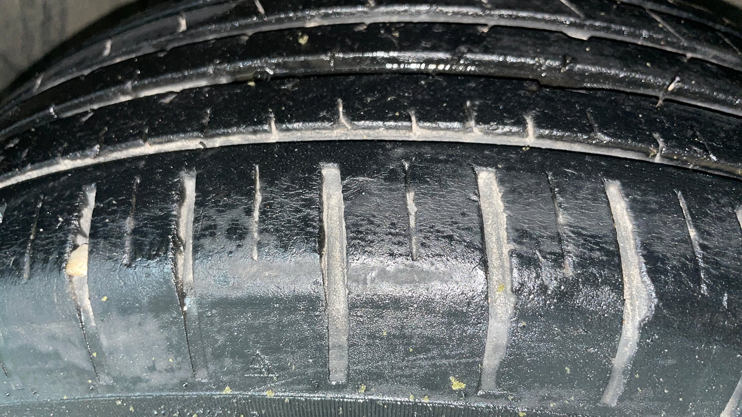 Used 2022 Toyota Glanza S Petrol Manual tyres RIGHT FRONT TYRE TREAD VIEW