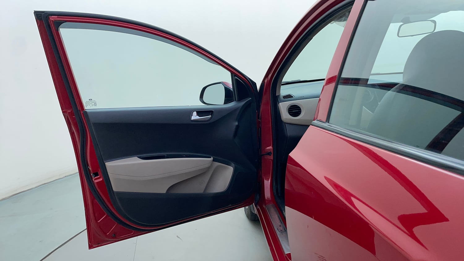Used 2019 Hyundai Grand i10 Sportz 1.2 Kappa VTVT Petrol Manual interior LEFT FRONT DOOR OPEN VIEW