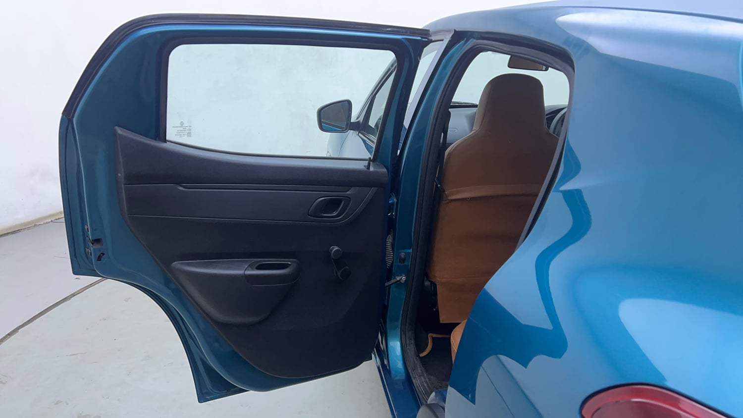 Used 2020 Renault Kwid RXL 1.0 AMT Petrol Automatic interior LEFT REAR DOOR OPEN VIEW