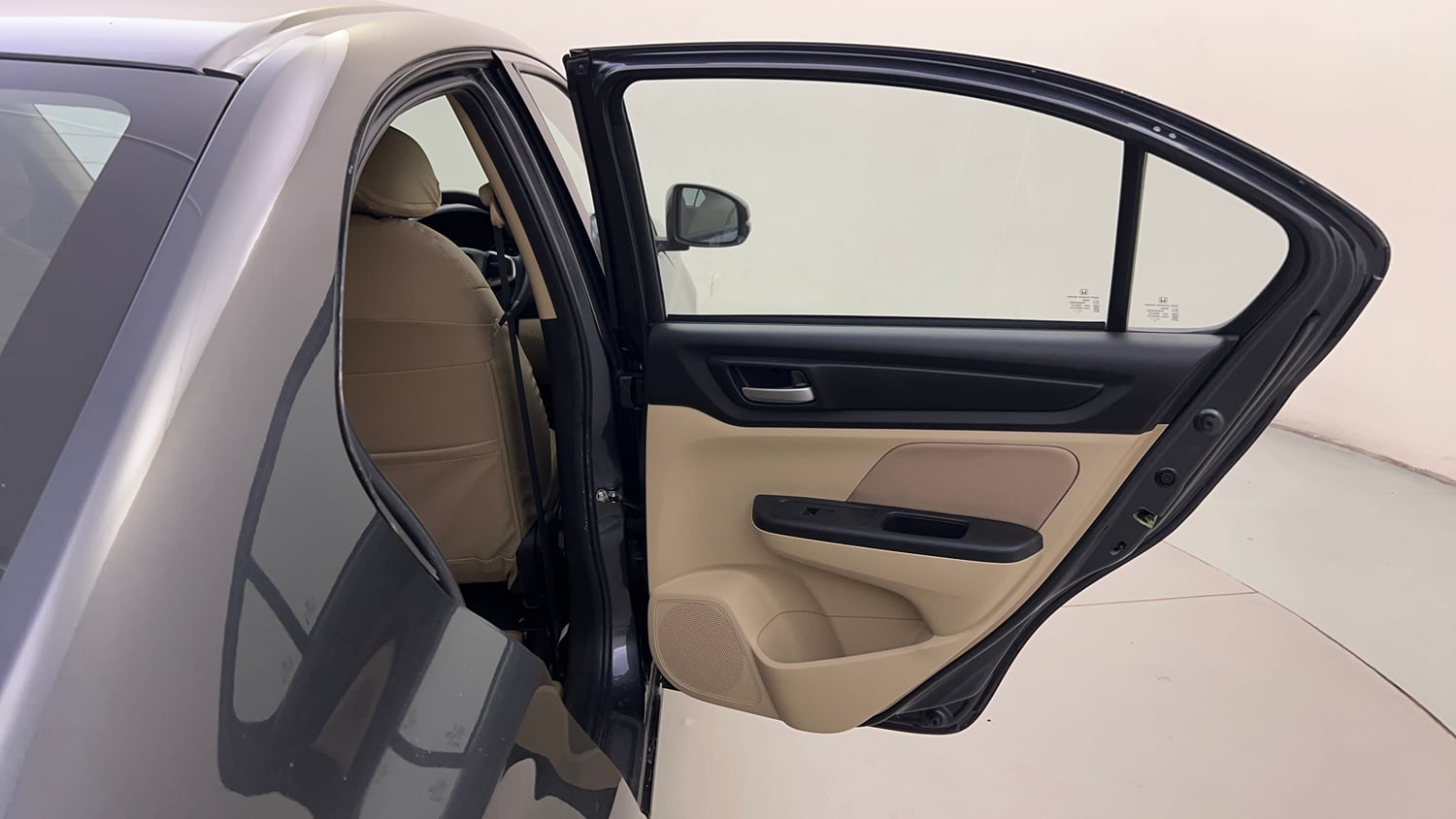Used 2022 Honda Amaze VX CVT 1.2 Petrol Petrol Automatic interior RIGHT REAR DOOR OPEN VIEW