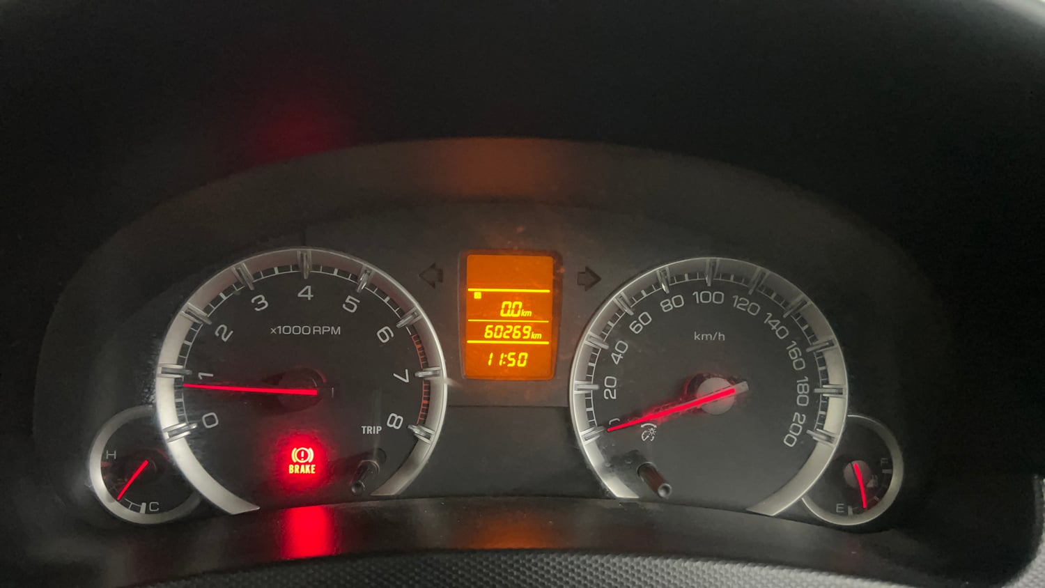 Used 2012 Maruti Suzuki Swift VXi Petrol Manual interior CLUSTERMETER VIEW