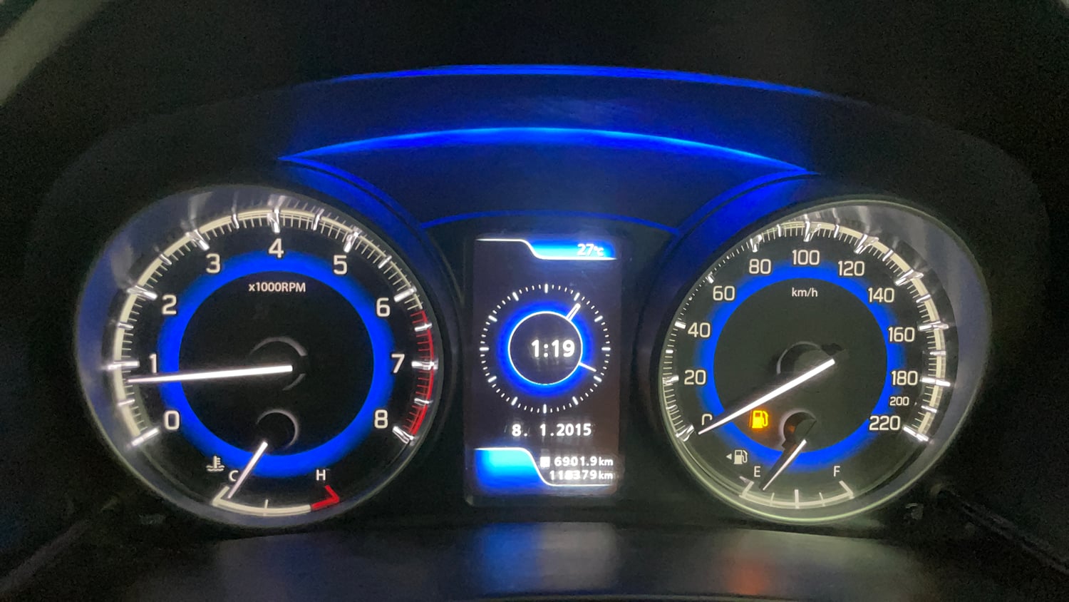 Used 2018 Maruti Suzuki Baleno Alpha 1.2 Petrol Manual interior CLUSTERMETER VIEW