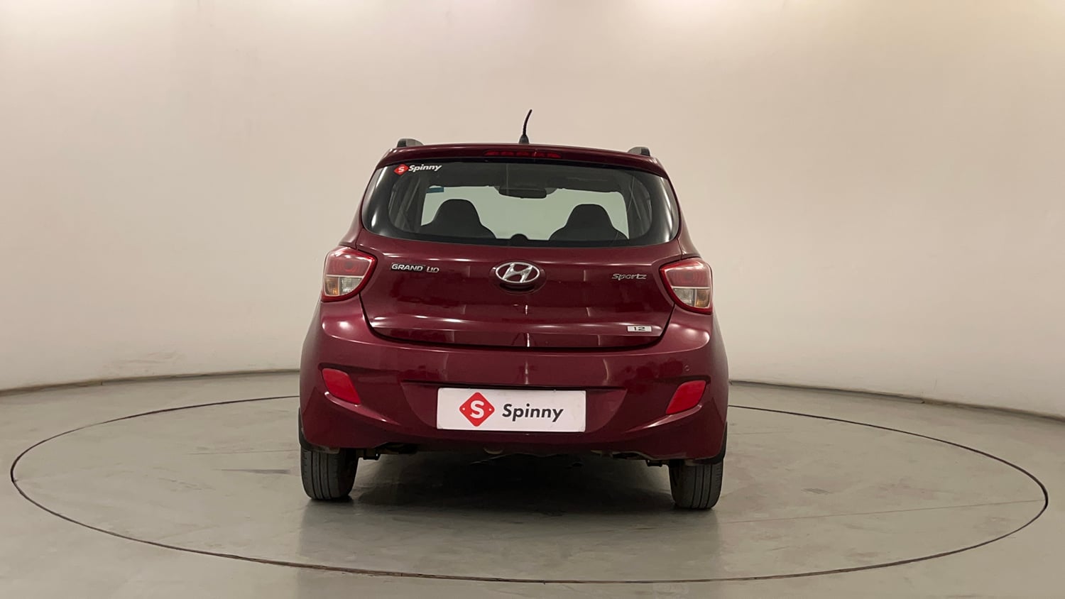 Used 2016 Hyundai Grand i10 Sportz 1.2 Kappa VTVT Petrol Manual exterior BACK VIEW