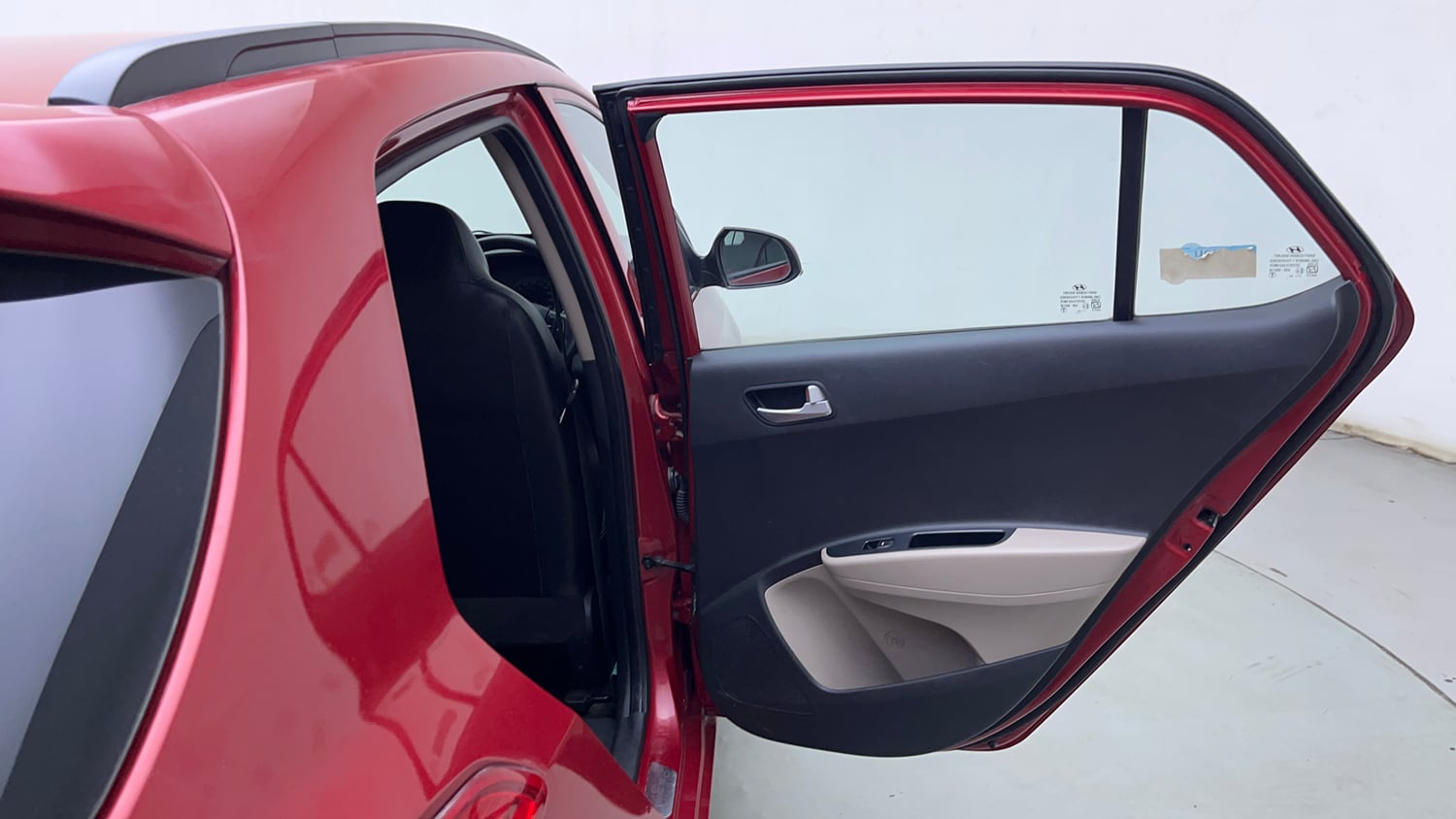 Used 2019 Hyundai Grand i10 Asta 1.2 Kappa VTVT Petrol Manual interior RIGHT REAR DOOR OPEN VIEW