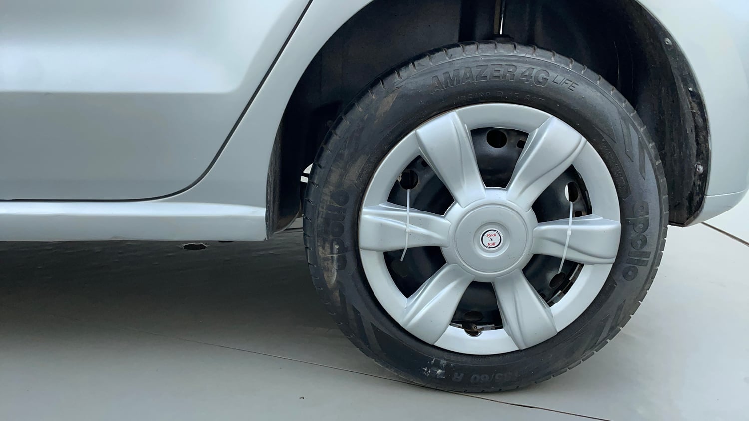 Used 2013 Volkswagen Polo Comfortline 1.2L (P) Petrol Manual tyres LEFT REAR TYRE RIM VIEW