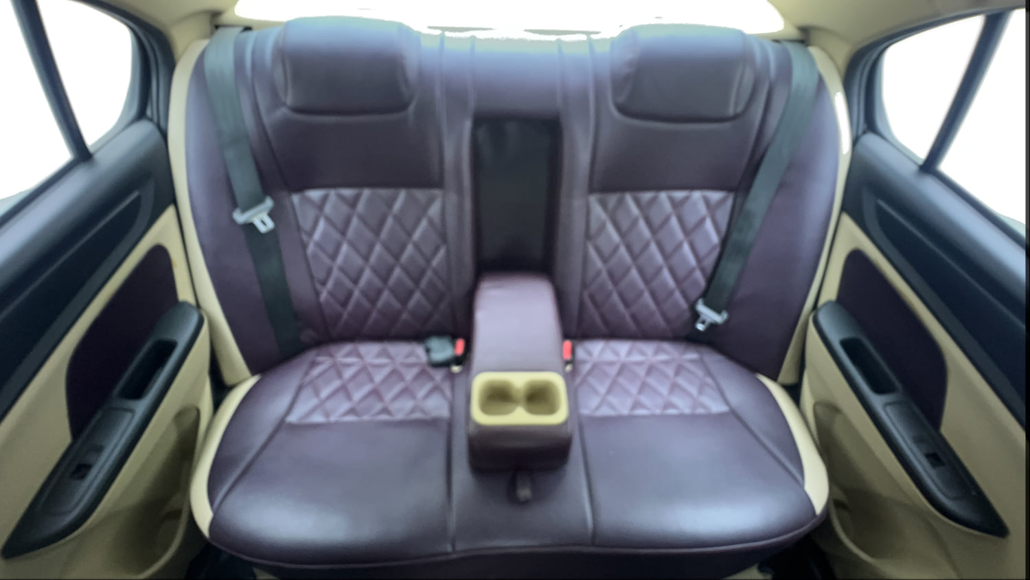 Used 2020 Honda Amaze 1.2 S MT Petrol Petrol Manual interior REAR SEAT CONDITION VIEW
