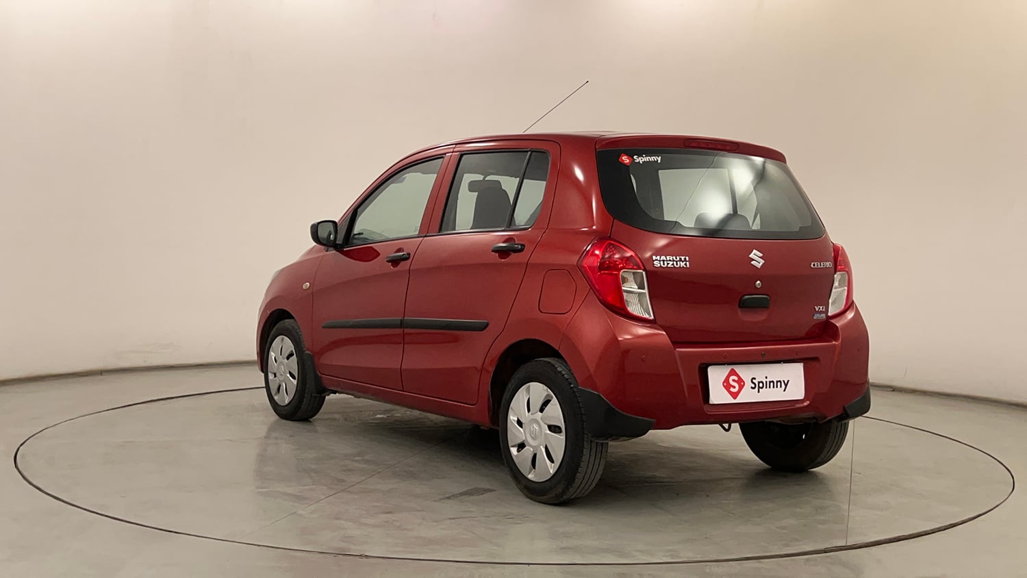 Used 2014 Maruti Suzuki Celerio VXi AMT Petrol Automatic exterior LEFT REAR CORNER VIEW