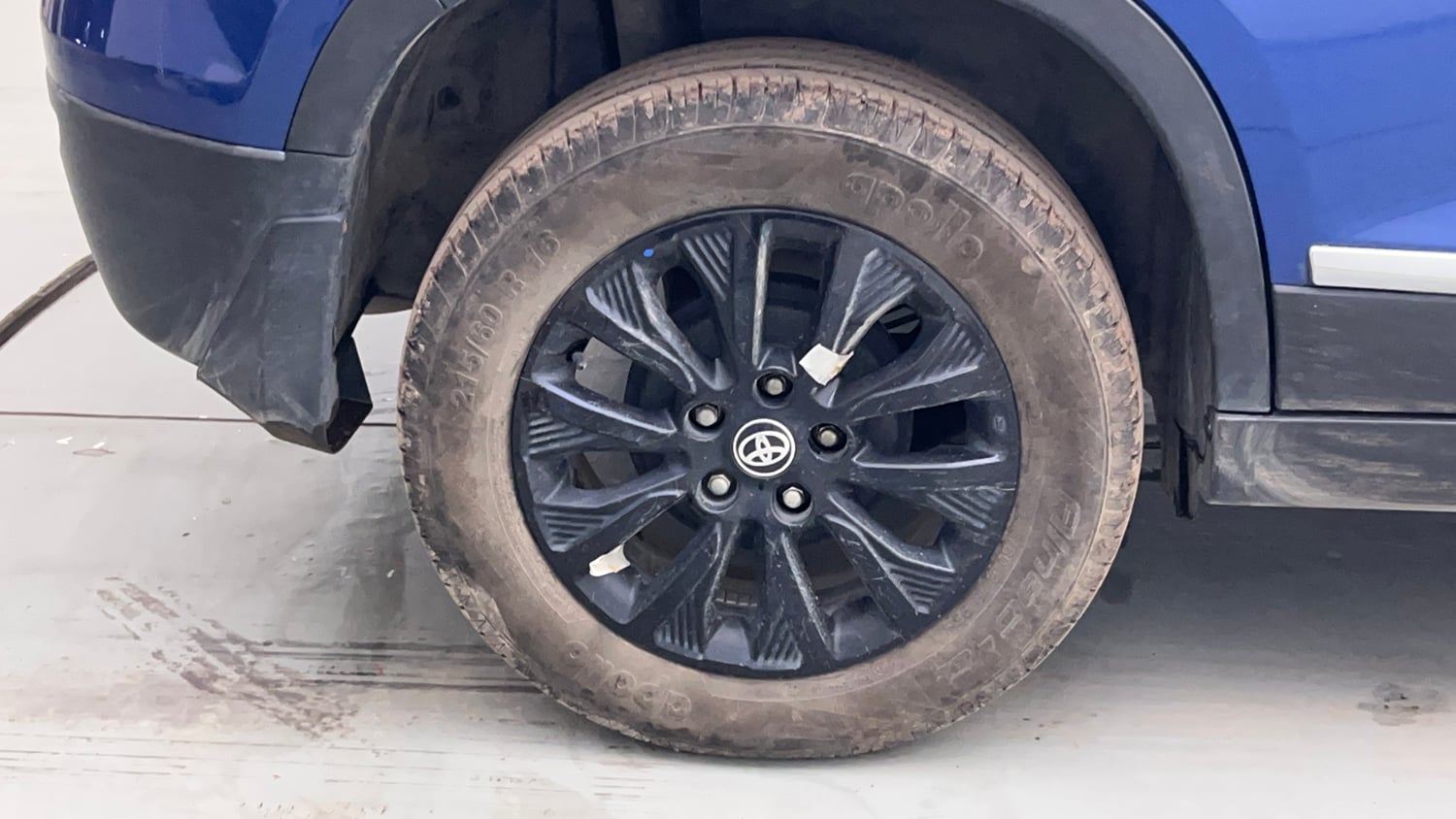 Used 2022 Toyota Urban Cruiser High Grade MT Petrol Manual tyres RIGHT REAR TYRE RIM VIEW
