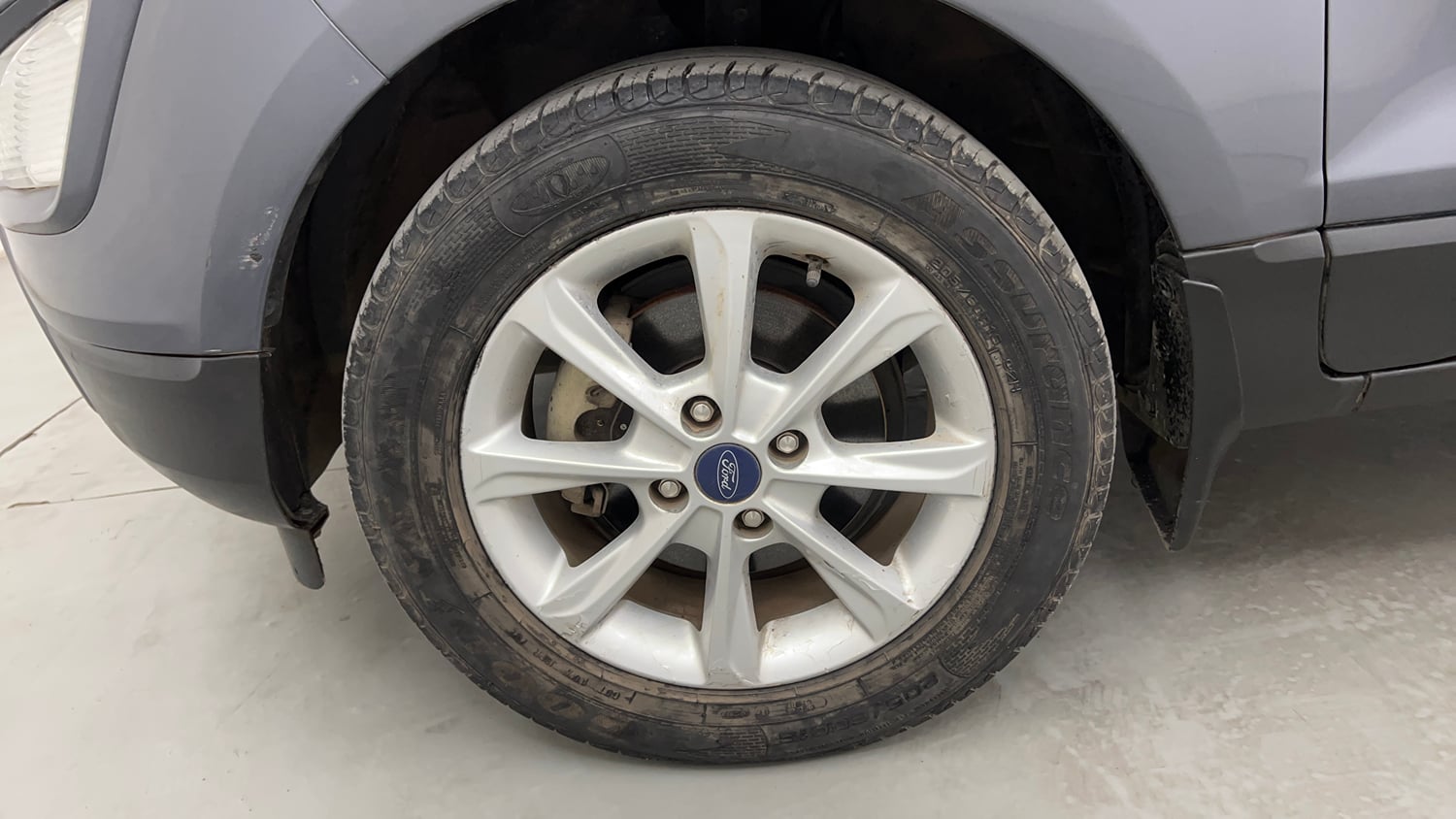 Used 2019 Ford EcoSport Titanium 1.5L Ti-VCT Petrol Manual tyres LEFT FRONT TYRE RIM VIEW