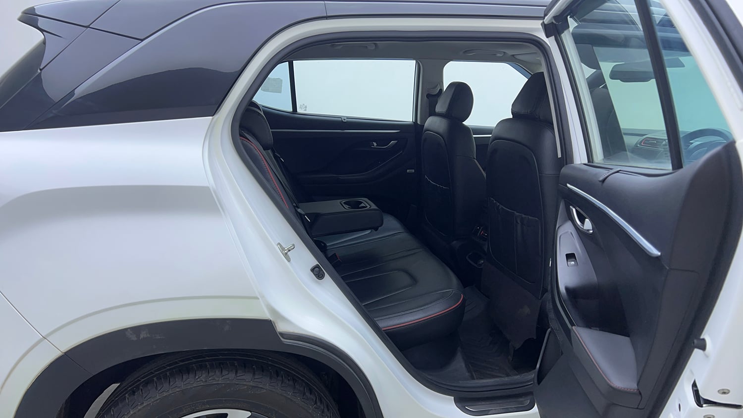 Used 2021 Hyundai Creta SX (O) 1.4 Turbo 7 DCT Petrol Automatic interior RIGHT SIDE REAR DOOR CABIN VIEW