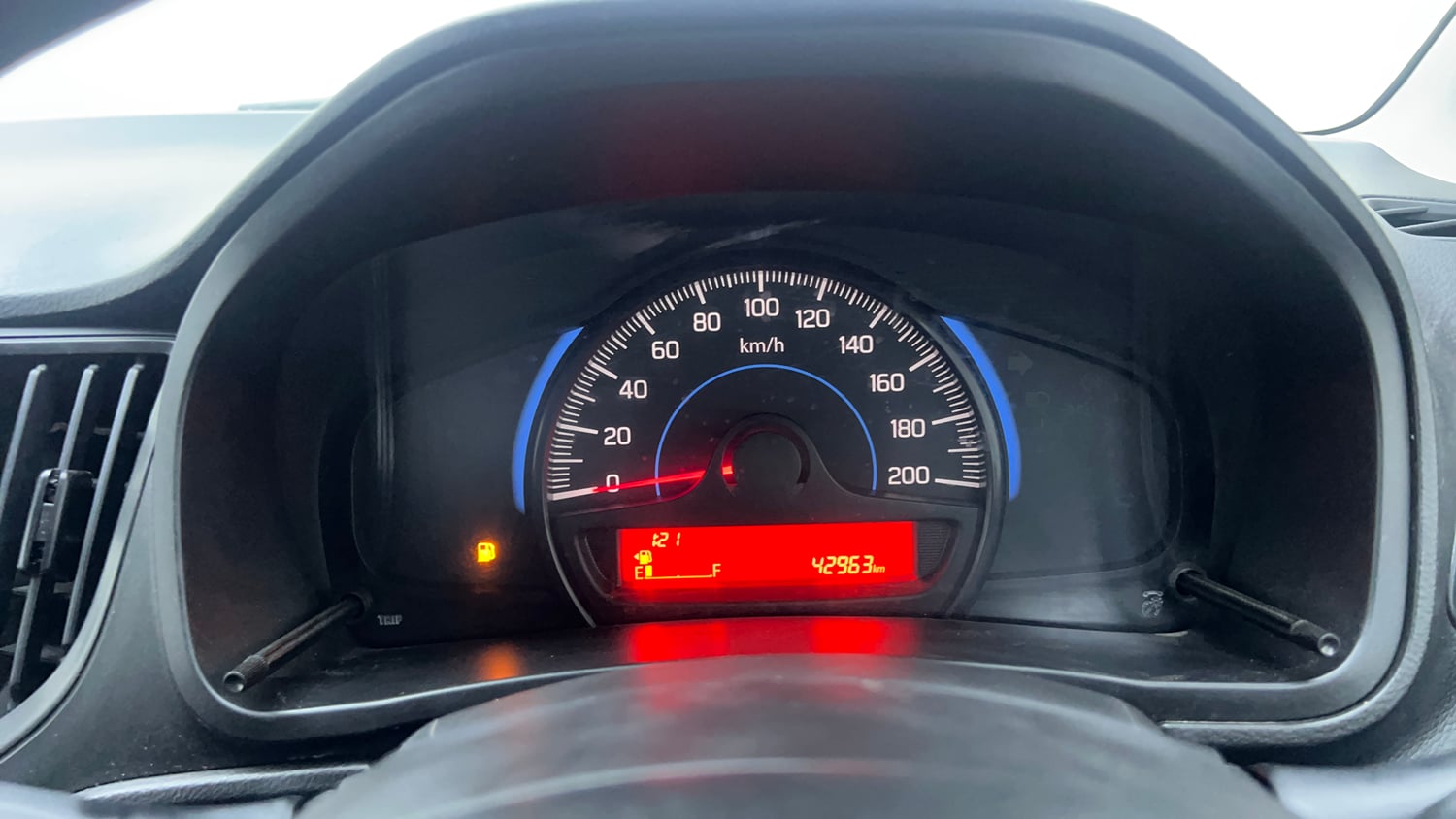Used 2021 Maruti Suzuki Baleno Sigma Petrol Manual interior CLUSTERMETER VIEW
