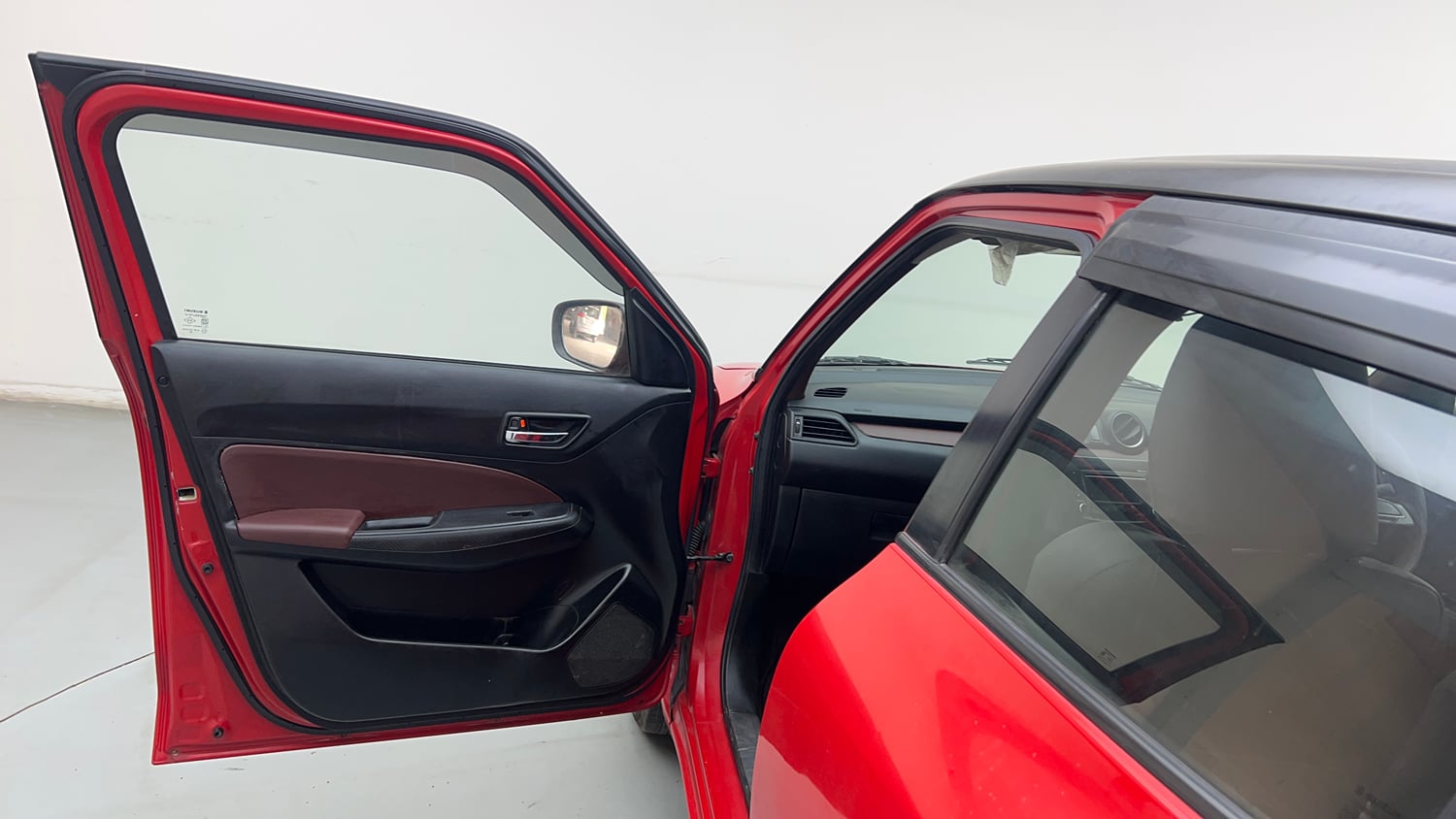 Used 2018 Maruti Suzuki Swift VXI CNG (Outside Fitted) Cng Manual interior LEFT FRONT DOOR OPEN VIEW