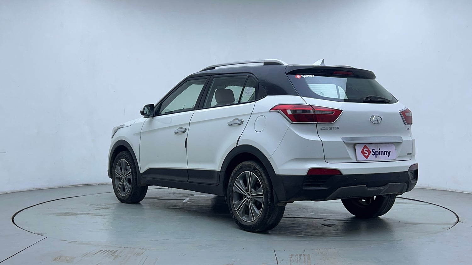 Used 2017 Hyundai Creta 1.6 SX Plus AT Petrol Petrol Automatic exterior LEFT REAR CORNER VIEW