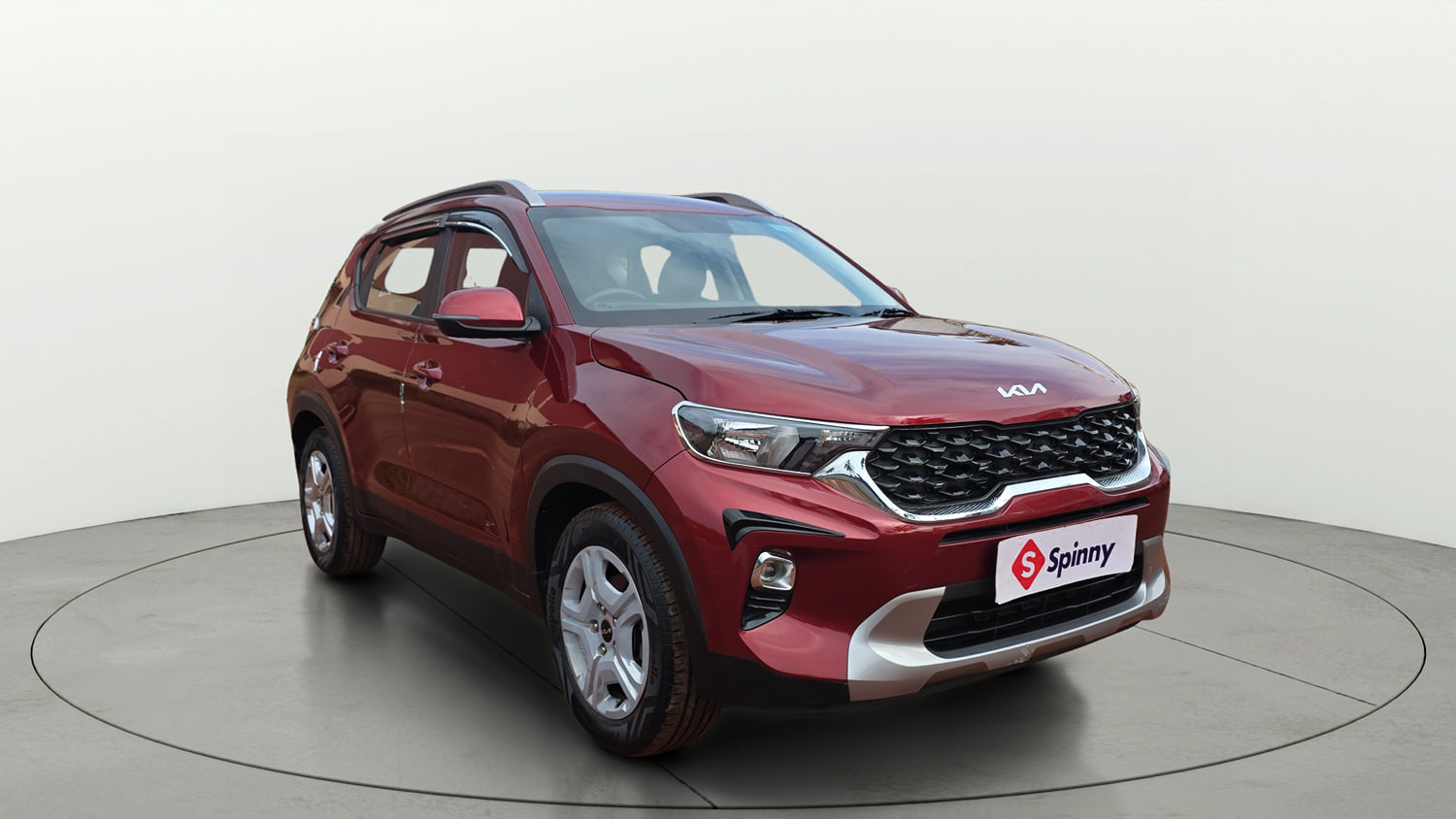 Used 2022 Kia Sonet HTK Plus 1.2 Petrol Manual exterior RIGHT FRONT CORNER VIEW