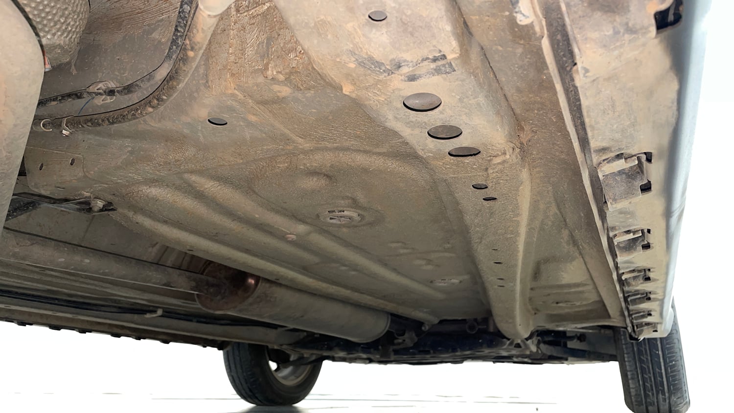 Used 2024 Maruti Suzuki Ignis Zeta 1.2 AMT Petrol Automatic extra REAR RIGHT UNDERBODY VIEW