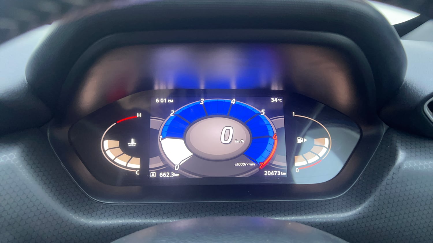 Used 2022 Nissan Magnite XV Petrol Manual interior CLUSTERMETER VIEW