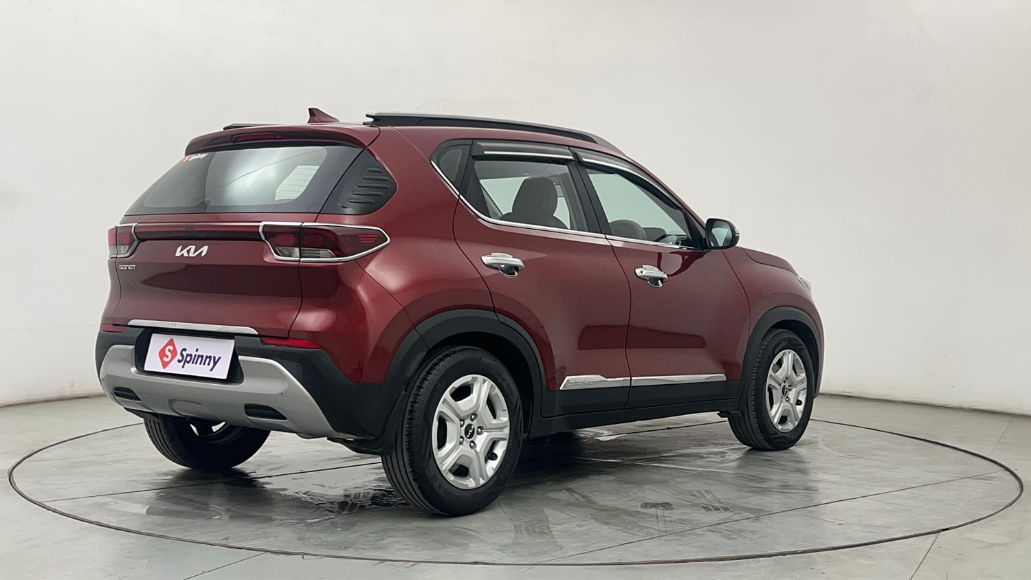 Used 2022 Kia Sonet HTK Plus 1.2 Petrol Manual exterior RIGHT REAR CORNER VIEW