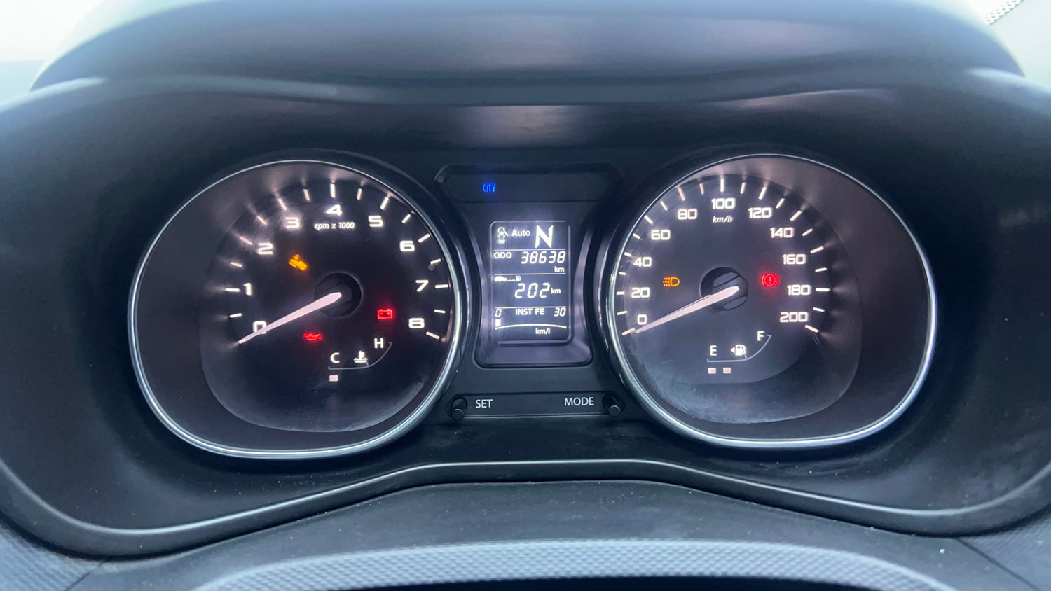 Used 2018 Tata Nexon XZA Plus Diesel Diesel Automatic interior CLUSTERMETER VIEW