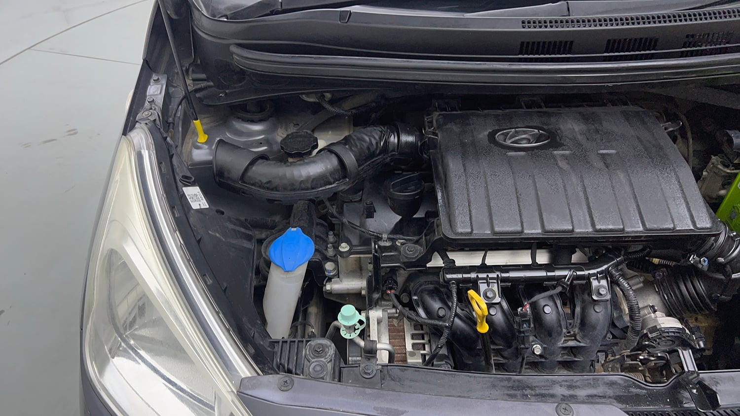 Used 2019 Hyundai Grand i10 Magna 1.2 Kappa VTVT Petrol Manual engine ENGINE RIGHT SIDE VIEW