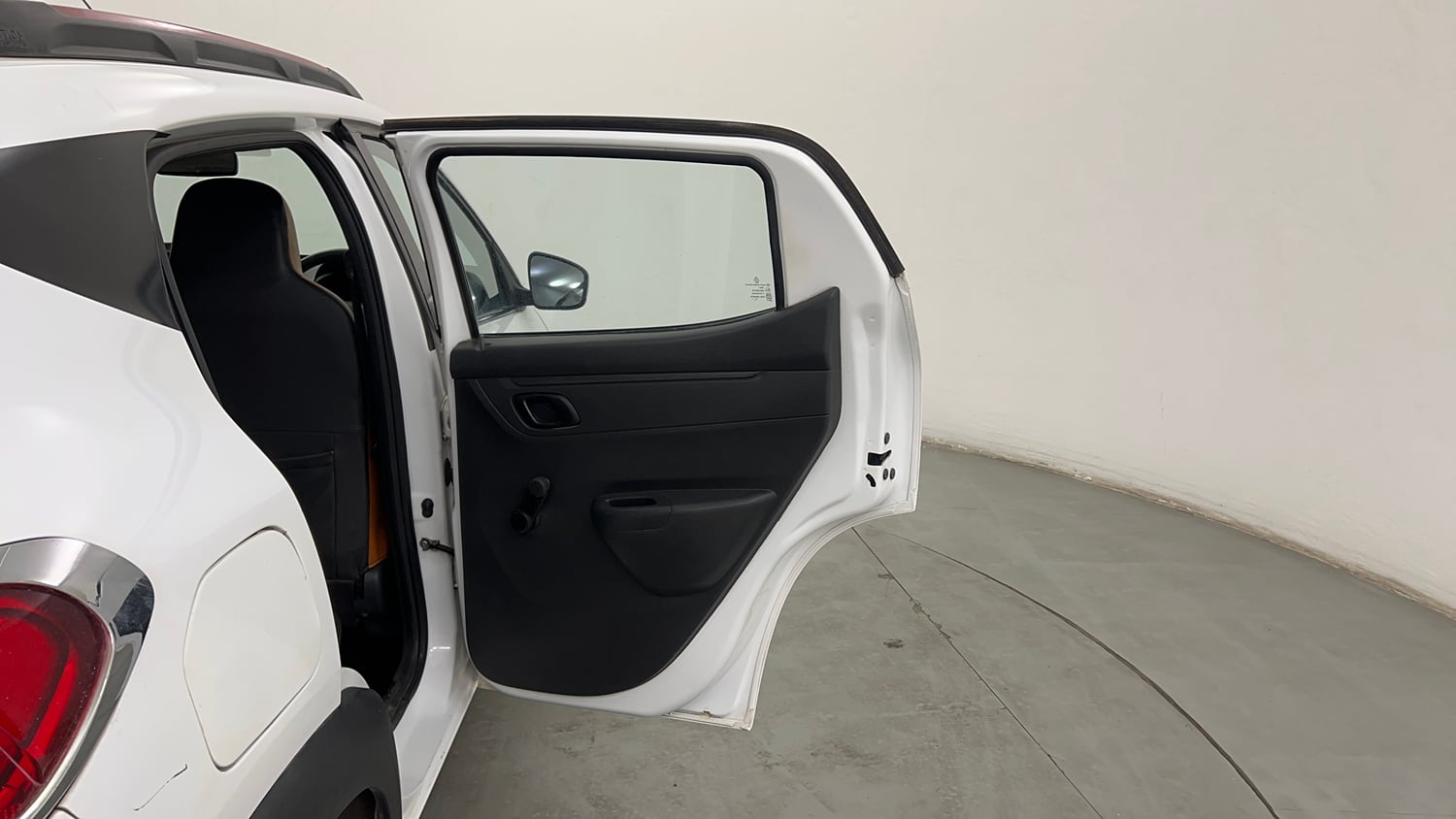 Used 2017 Renault Kwid 1.0 RXT AMT Petrol Automatic interior RIGHT REAR DOOR OPEN VIEW