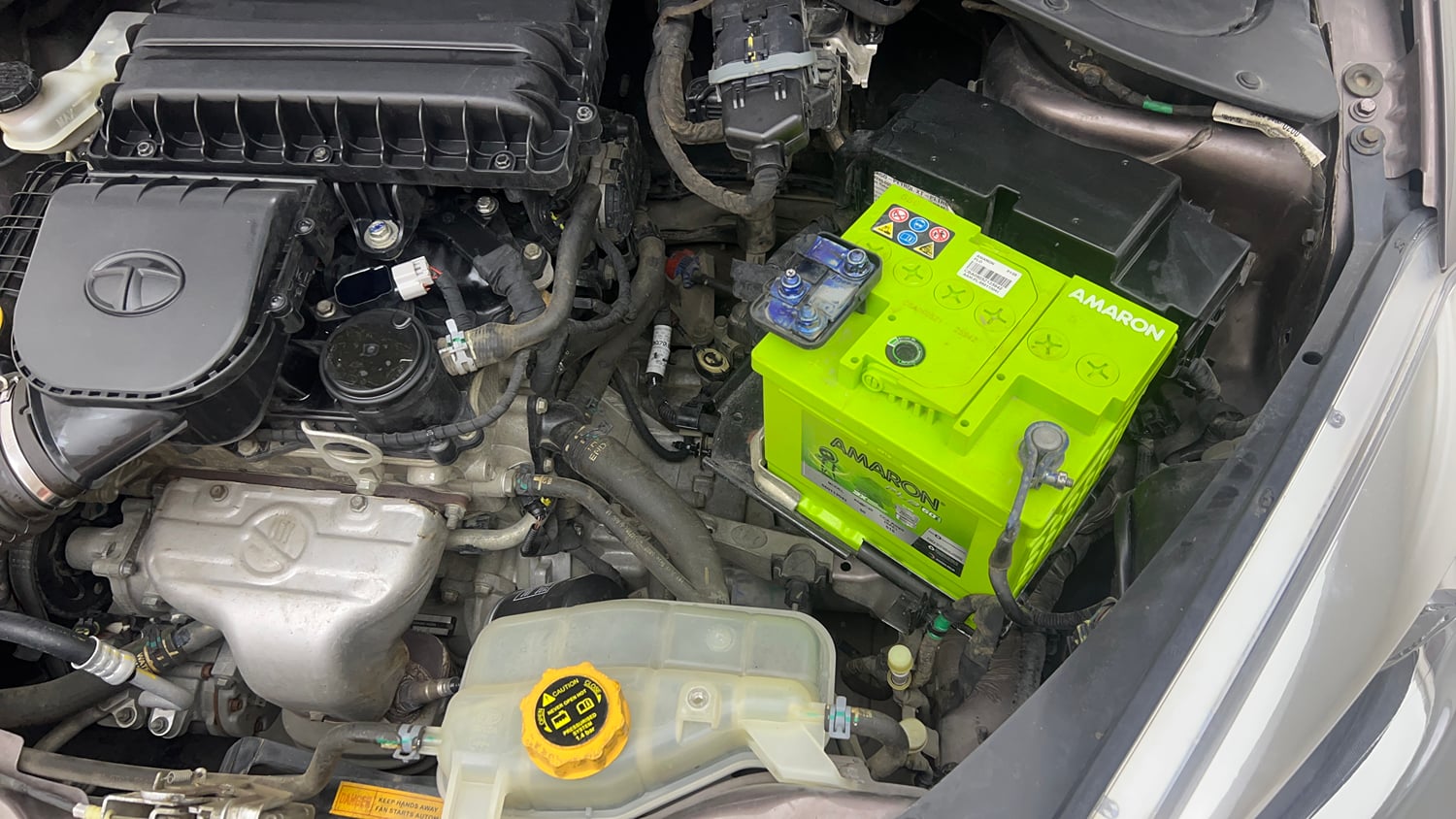 Used 2018 Tata Tiago Revotron XT Petrol Manual engine ENGINE LEFT SIDE VIEW