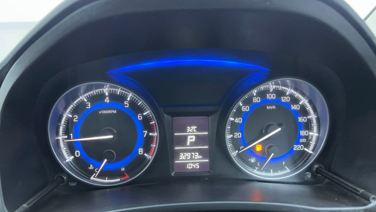 Used 2018 Maruti Suzuki Baleno Delta 1.2 AT Petrol Automatic interior CLUSTERMETER VIEW