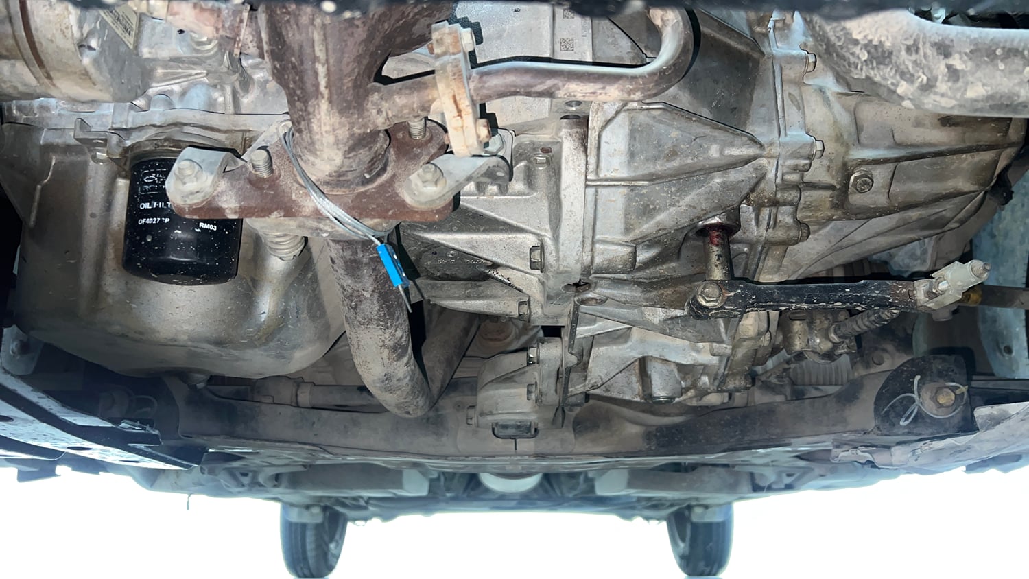 Used 2023 Maruti Suzuki Swift VXi Petrol Manual extra FRONT LEFT UNDERBODY VIEW