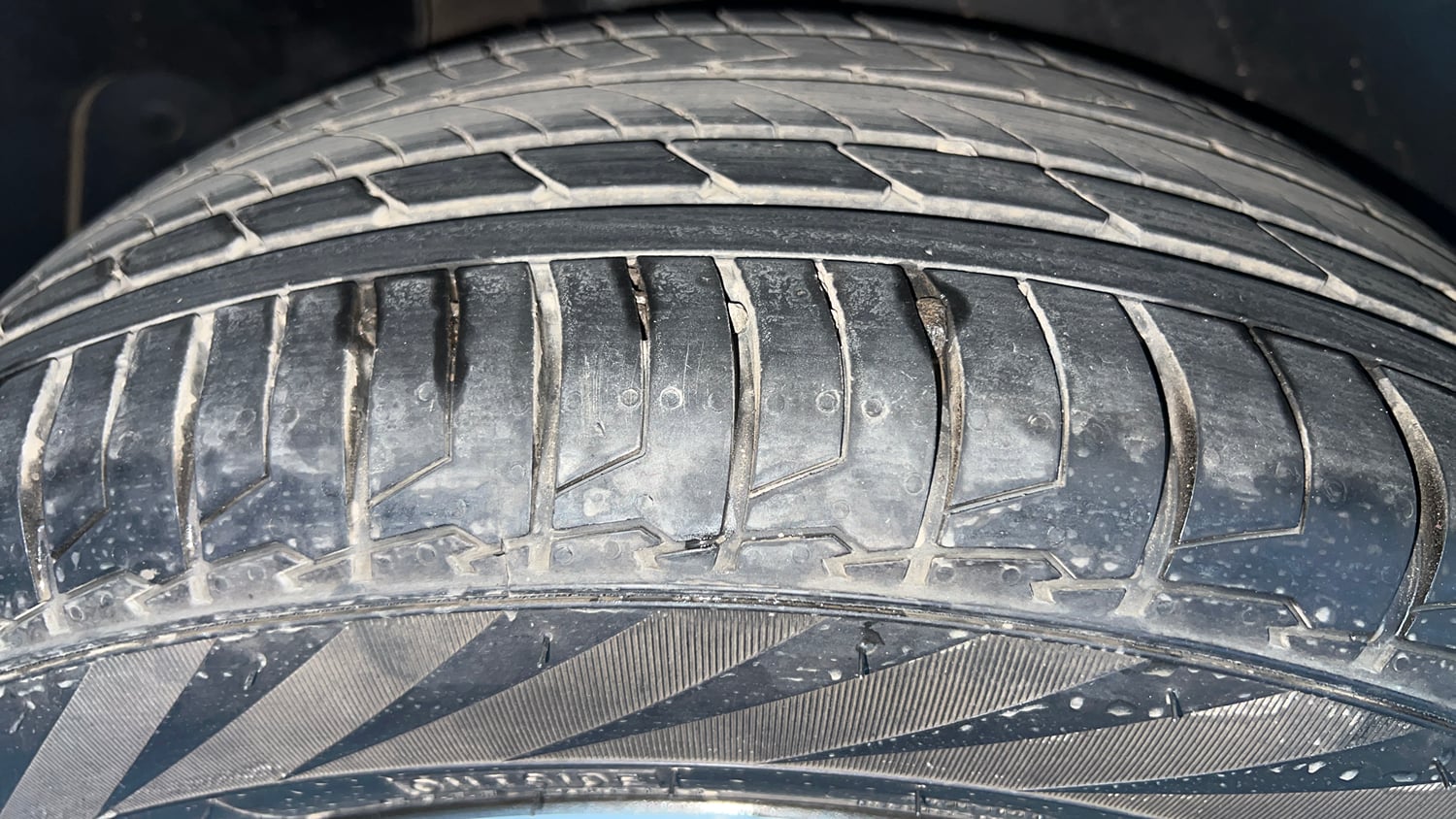 Used 2021 Hyundai Creta SX (O) 1.4 Turbo 7 DCT Petrol Automatic tyres RIGHT REAR TYRE TREAD VIEW