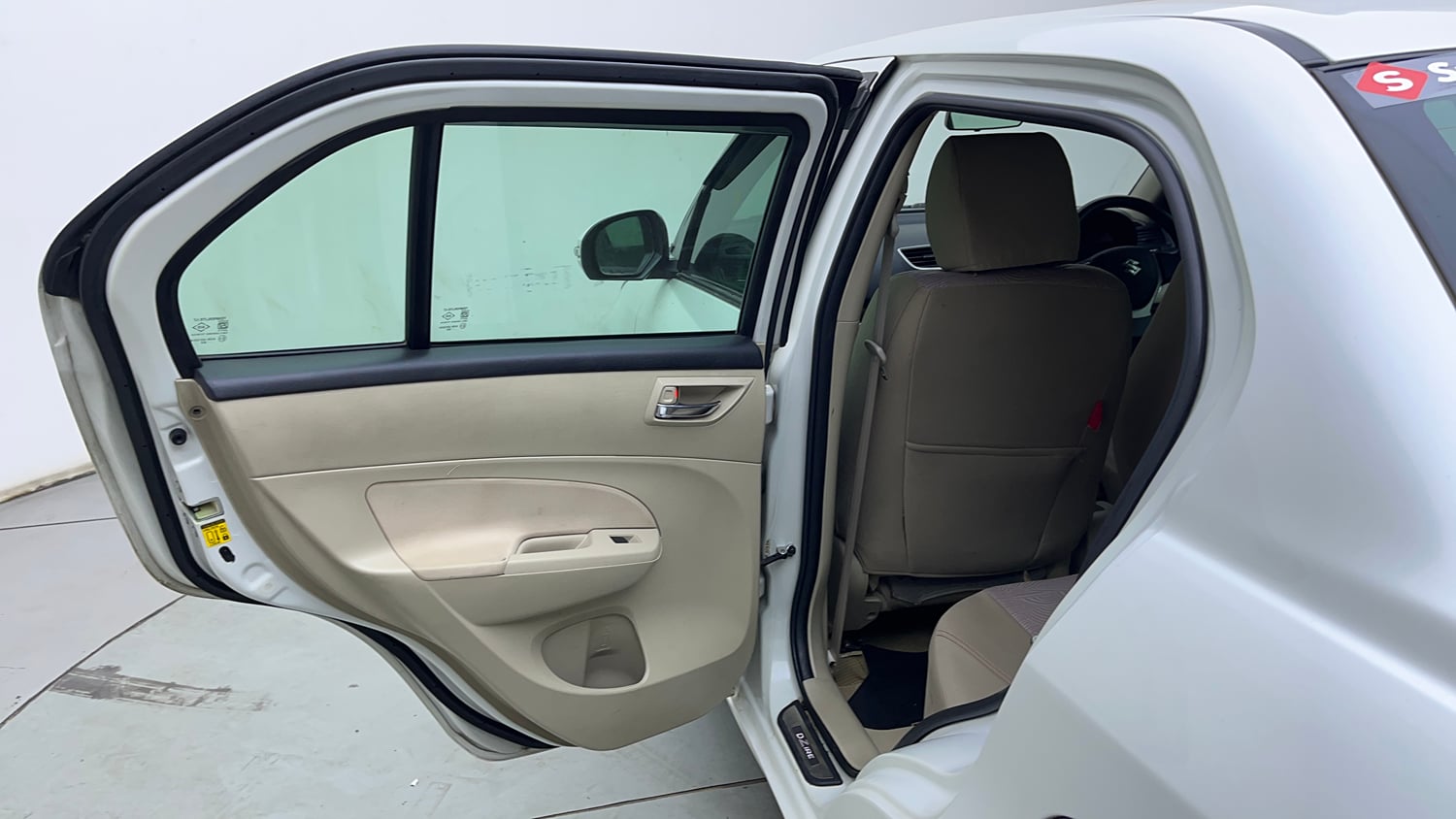 Used 2016 Maruti Suzuki Swift Dzire ZDI Diesel Manual interior LEFT REAR DOOR OPEN VIEW