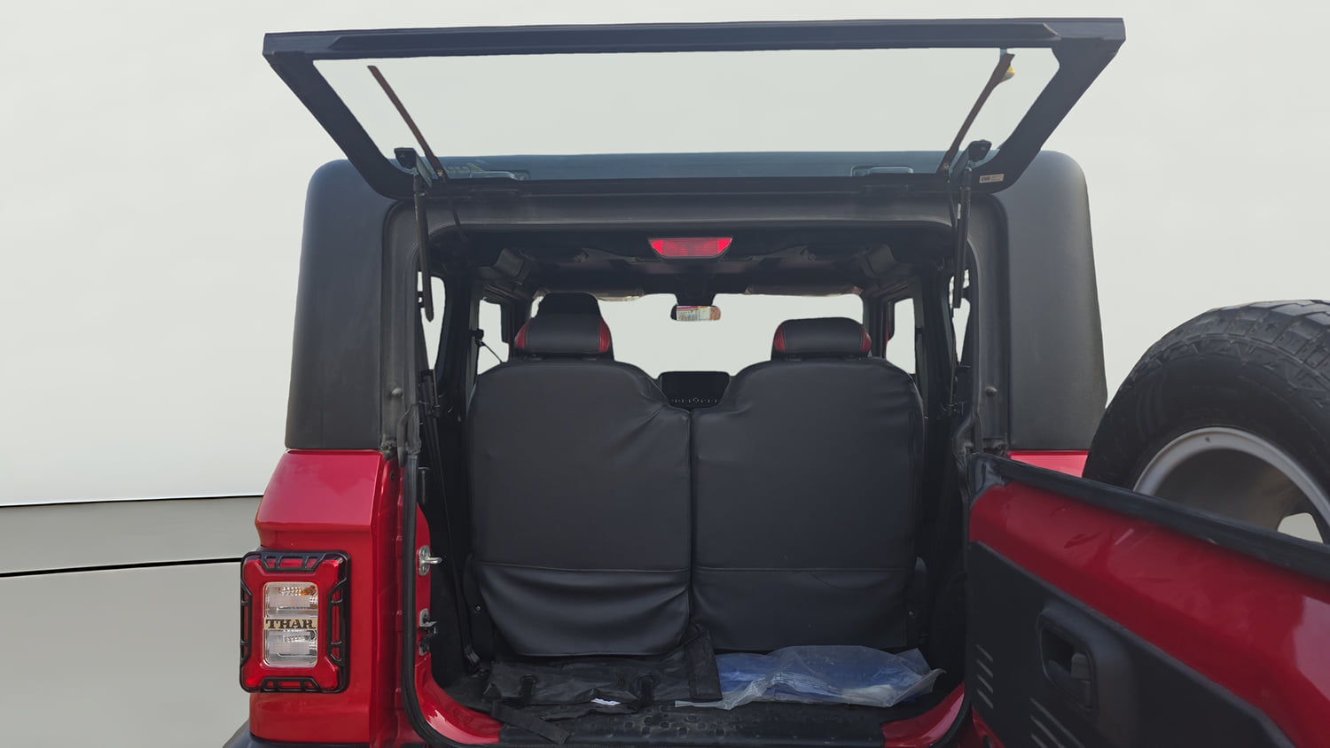Used 2023 Mahindra Thar LX Hard Top Diesel MT 4WD Diesel Manual interior DICKY DOOR OPEN VIEW
