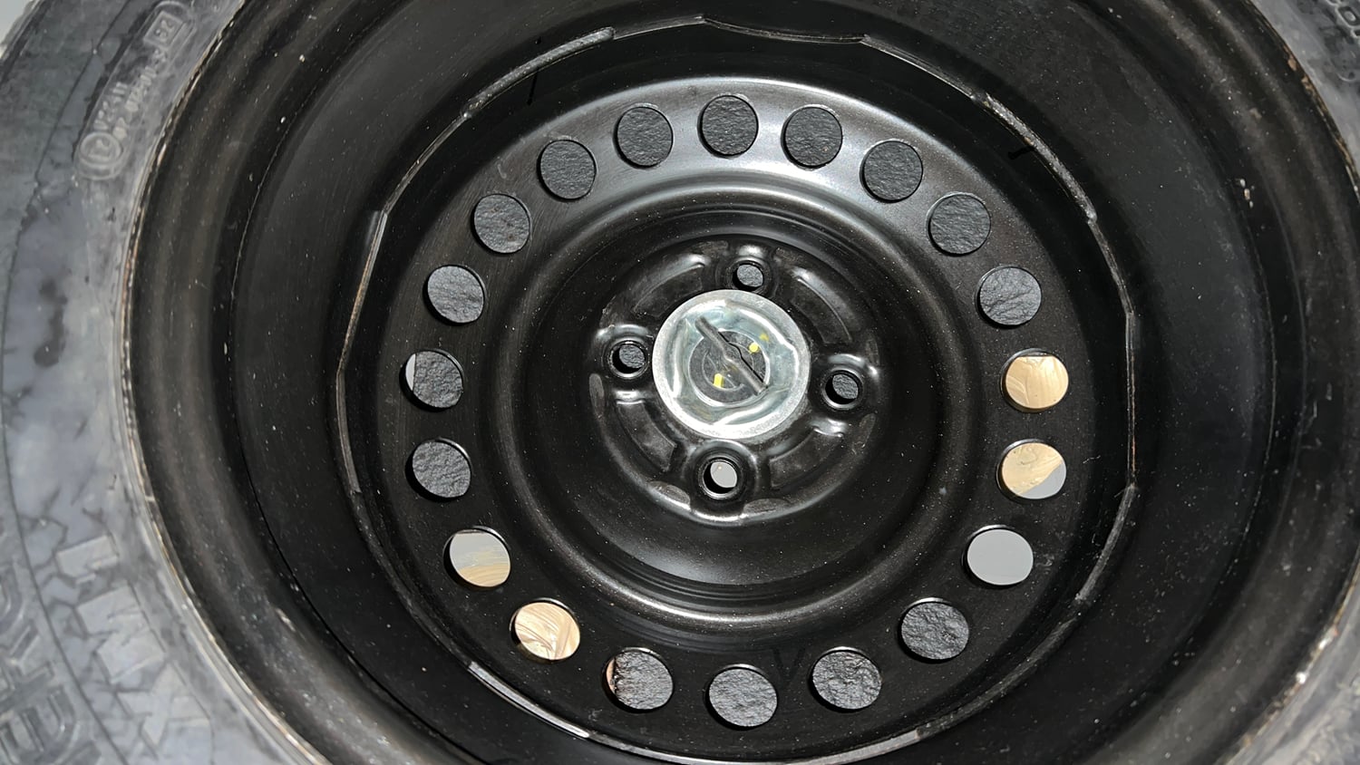 Used 2014 Honda City VX Petrol Manual tyres SPARE TYRE VIEW