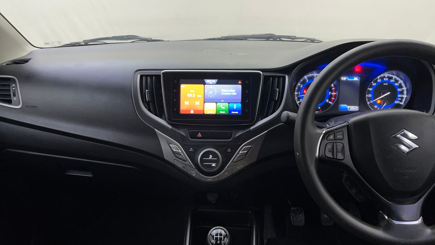 Used 2020 Maruti Suzuki Baleno Zeta Petrol Manual interior MUSIC SYSTEM & AC CONTROL VIEW