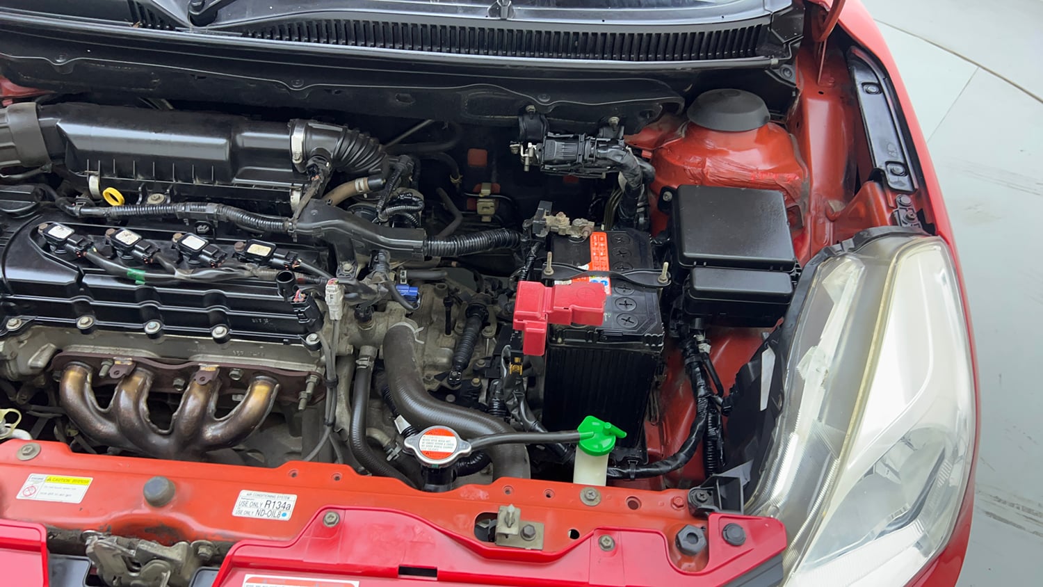 Used 2017 Maruti Suzuki Baleno Zeta 1.2 AT Petrol Automatic engine ENGINE LEFT SIDE VIEW