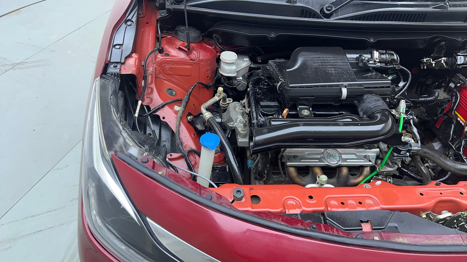 Used 2022 Toyota Glanza V Petrol Manual engine ENGINE RIGHT SIDE VIEW