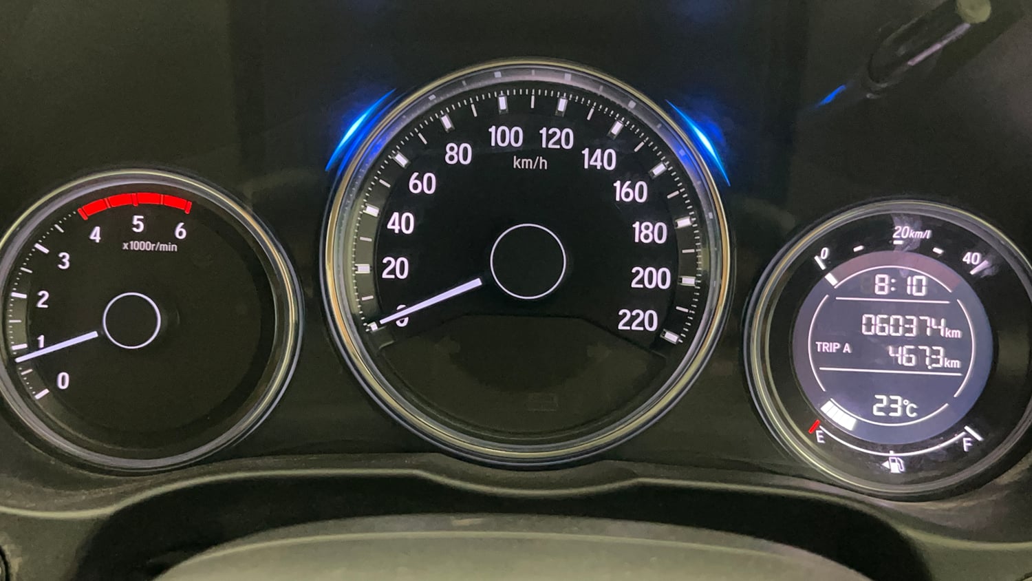 Used 2018 Honda City V Diesel Diesel Manual interior CLUSTERMETER VIEW